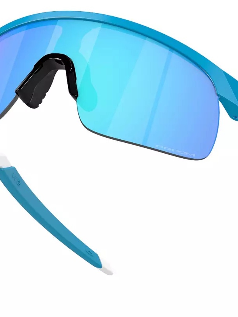 Oakley Resistor Unisex Kids’ Fit Blue Shield Sunglasses with Mirrored Lenses